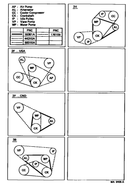 Belt Kit for Toyota Land Cruiser 81-87 FJ60 81-83 FJ40 2F A/C Smog Pump Alt / PS