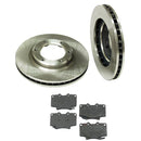 Front Disc Brake Rotors Pads Toyota Land Cruiser FzJ80 93-97-0