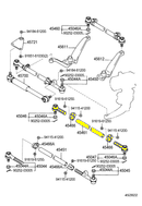 Tie Rod with Ends for Toyota Land Cruiser FJ80 FzJ80 Lexus LX450-11235