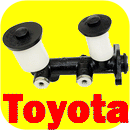 Brake Master Cylinder 75-78 Toyota Hilux Pickup Truck-3001