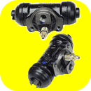 Pair of Brake Wheel Cylinders for Toyota Pickup Truck Tacoma 4Runner T100-4830