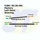 Left Hand Tie Rod End for Toyota Land Cruiser FJ60 FJ62 81-90