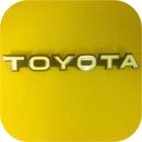 OEM Grill / Radiator Emblem for Toyota Land Cruiser FJ40 74-78 bib-0