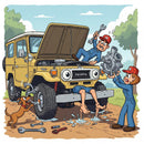 Water Pump for Toyota Land Cruiser FJ40 FJ55 WITHOUT Fan Clutch WITH Oil Cooler