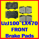 Front Brake Pads UzJ100 Toyota Land Cruiser Lexus LX470-1768