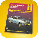 Repair Manual Book Toyota Corolla 80-87 Owners RWD GTS-0