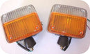 PAIR of Late Model Front Turn Lamps Standard-0