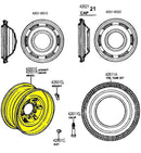 New OEM Factory Toyota Land Cruiser FJ40 FJ55 Welded Hub Cap Wheel-0