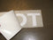 Toyota Pickup Truck Tailgate Letters Sticker WHITE Vinyl Decal Tacoma-19395