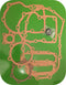 Transfer Case Overhaul Gasket Kit for Toyota Land Cruiser FJ40 FJ60 FJ62 81-90-0