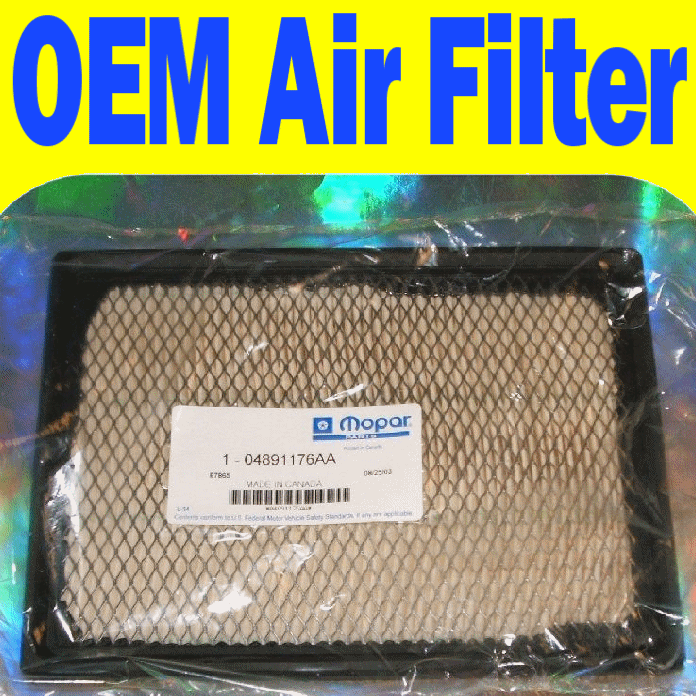 OEM Chrysler PT Cruiser Air Filter 01-06 2.4 P/T Turbo-8610