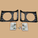 PAIR Headlight Trim Door w indicators for Toyota Land Cruiser FJ60 81-87