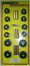 Black Front/Rear Leaf Spring Bushings For Use With Aftermarket Shackles-0
