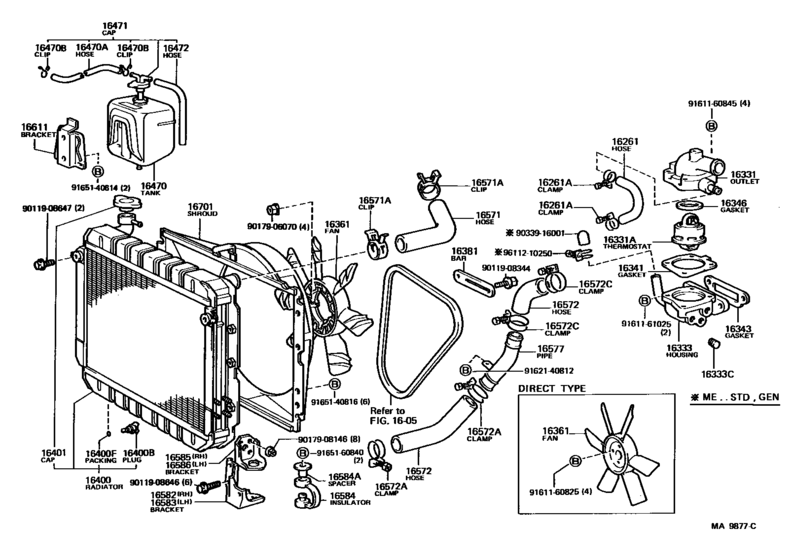 Lower Radiator Hose - FJ62 – JTOutfitters
