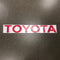 Toyota Pickup Truck Tailgate Letters Sticker RED Pickup Bed Vinyl Decal