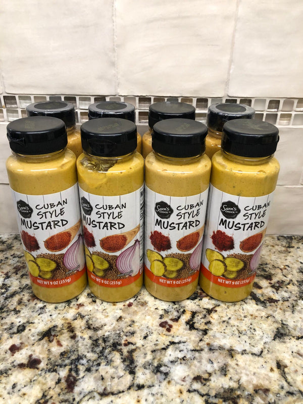 8 Squeeze Bottles of Sam's Choice Cuban Style Mustard 9 Oz Deli Ham Sandwich