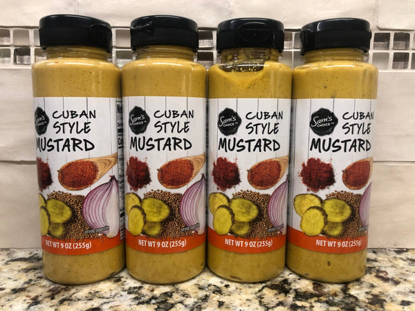 4 Squeeze Bottles of Sam's Choice Cuban Style Mustard 9 Oz Deli Ham Sandwich