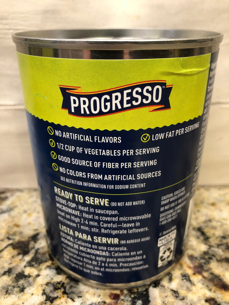 4 CANS Progresso Vegetable Classics Tomato Rotini Soup 19 oz Can