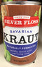 4 CANS Silver Floss Bavarian Style Kraut 14.4 oz Can Sauerkraut Pickled Cabbage