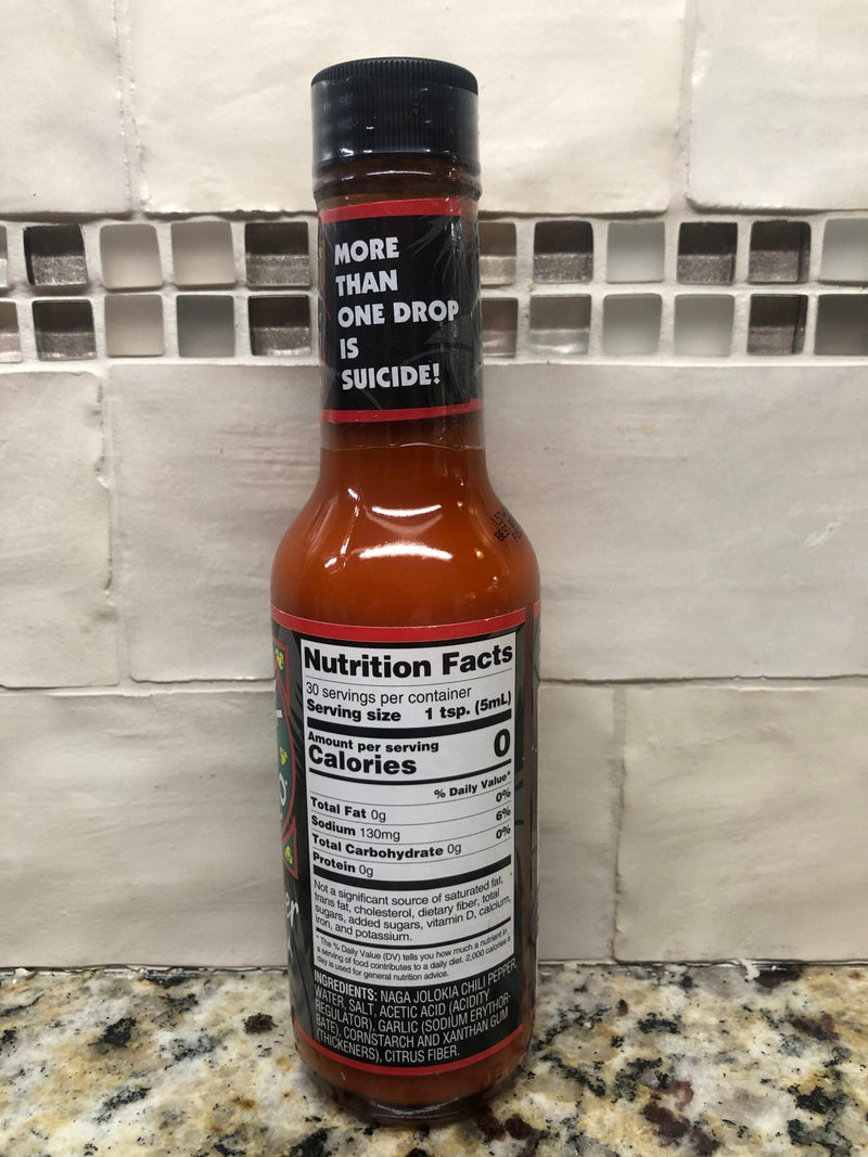 4 BOTTLES Tropical Pepper Co Ghost Pepper Naga Jolokia Hot Sauce 5 Oz Marinade