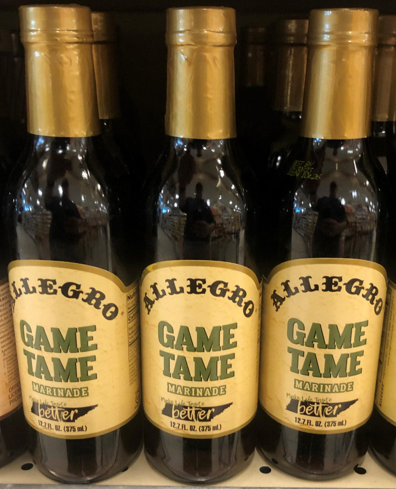 3 BOTTLES Allegro Game Tame Marinade Sauce 12.7 oz Deer Boar Meat Fish