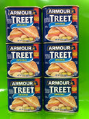 6 CANS Armour Star Treet Luncheon Loaf Canned Meat 12 oz. like Spam Burger