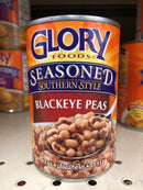 6 CANS Glory Foods Seasoned Southern Style Blackeye Peas 15.5 oz Can Soup