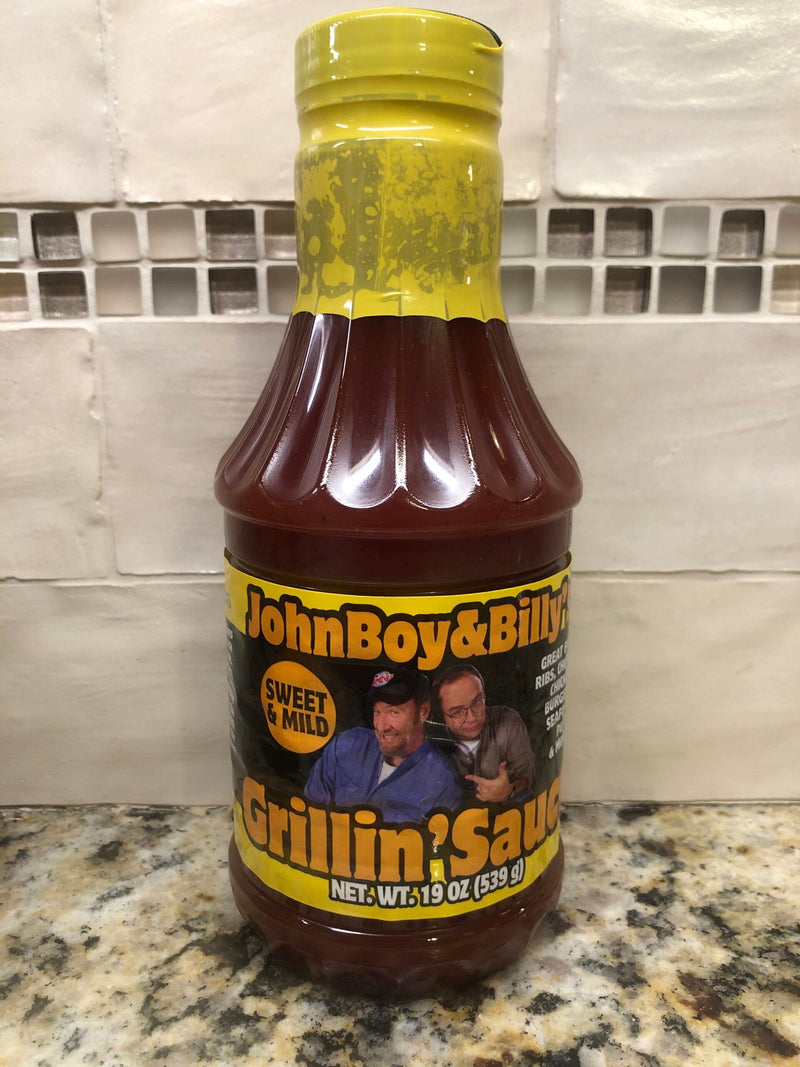 John Boy and Billy's Sweet & Mild Barbecue Grillin Sauce 19 oz Bottle BBQ