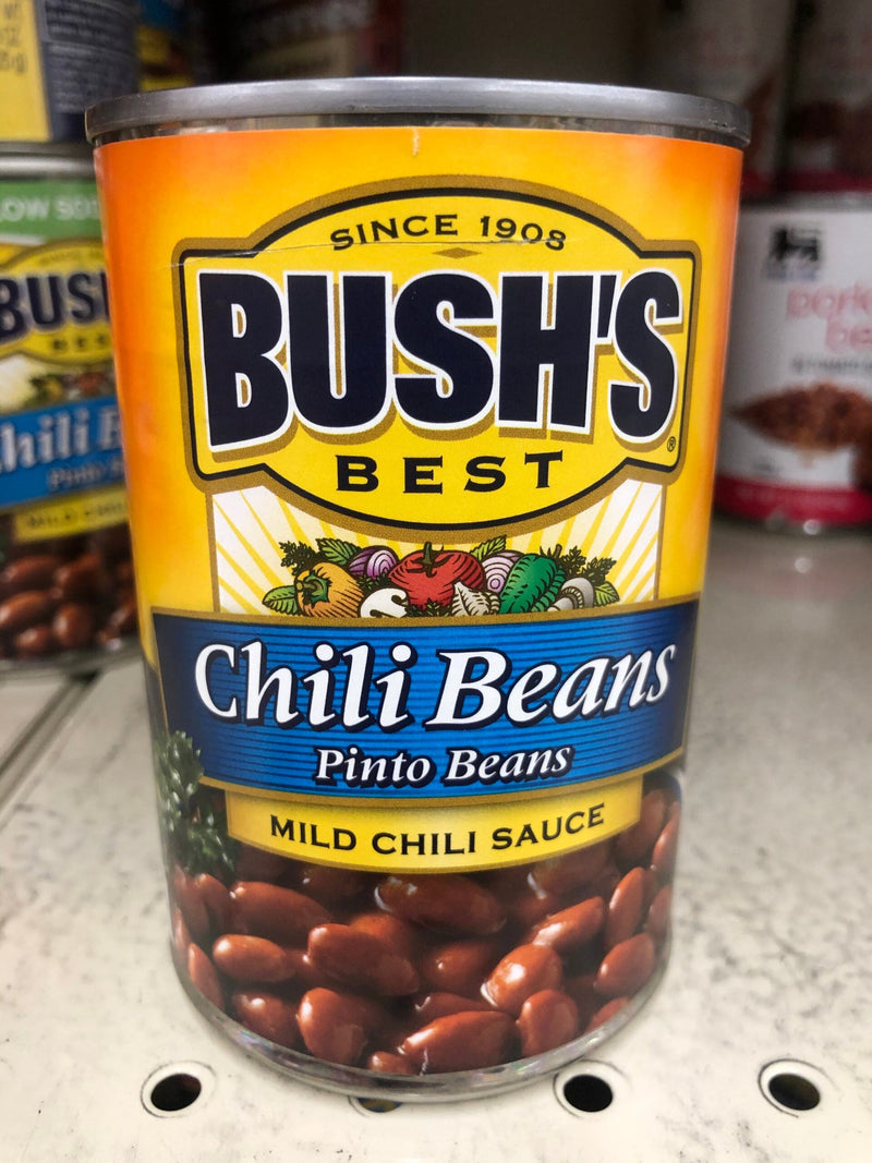 6 CANS Bush's Best Pinto Beans in Mild Chili Sauce 16 oz Can Bushs