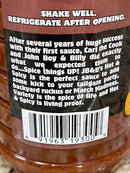 John Boy and Billy's Hot & Spicy Barbecue Grillin Sauce 19 oz Bottle BBQ Ribs