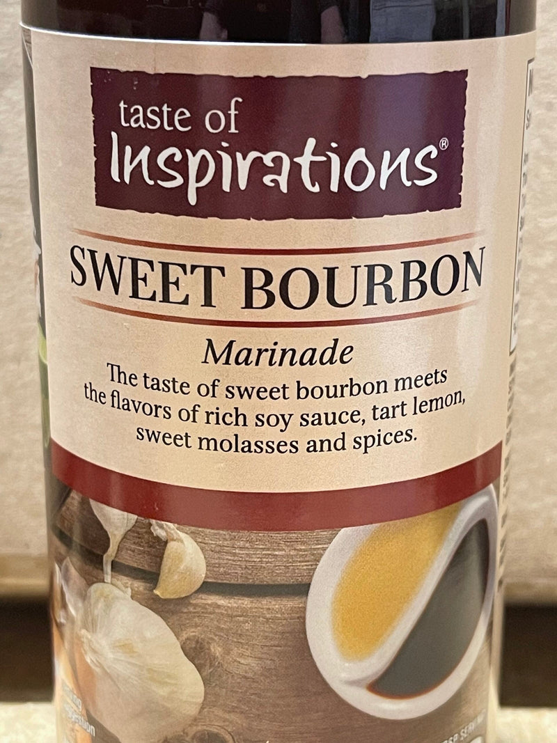 Taste of Inspirations Sweet Bourbon Marinade Sauce 12 oz Pork Beef Chicken