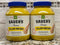 2 Jars of Sauer's Classic Yellow Mustard 32 Oz Sauce BBQ Hamburger Bottle