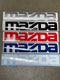 Silver Tailgate Sticker Decal for 85-93 Mazda B220 B2600 Pickup Truck Emblem