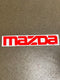 Red Tailgate Sticker Decal for 85-93 Mazda B220 B2600 Pickup Truck Emblem