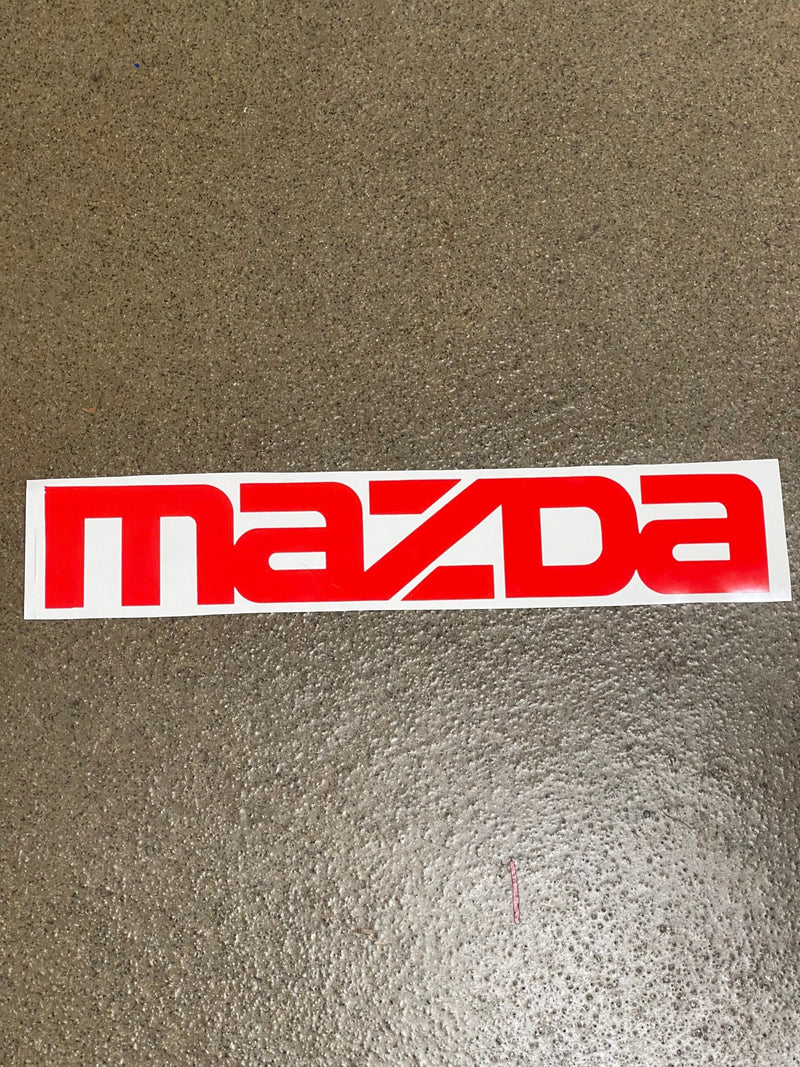 Red Tailgate Sticker Decal for 85-93 Mazda B220 B2600 Pickup Truck Emblem