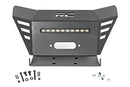Winch Plate 10" Black Slimline for Honda Pioneer 520