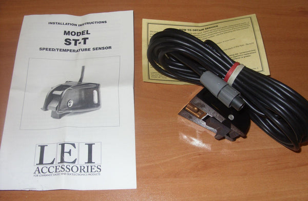 LEI 98-90 STT Speed & Temperature Transom Sensor for Lowrance Eagle Boat