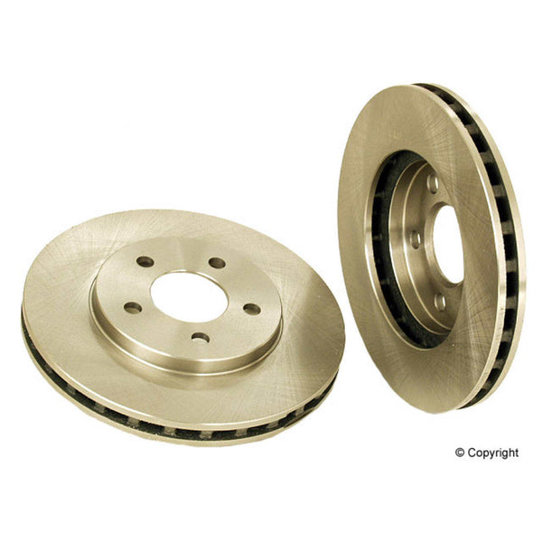 Pair of New Front Disc Brake Rotors for Chrysler Grand Voyager Plymouth Voyager Grand Voyager