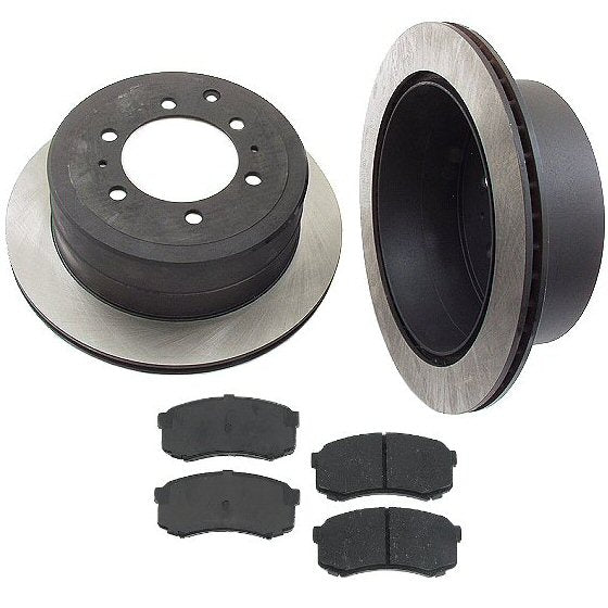 Rear Disc Brake Rotors & Pads Lexus LX450 FzJ80 95-97-0