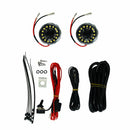 KC HiLiTES 0355 Cyclone V2 LED Under Hood Light Kit, 2-Light