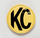 COVER - 6 IN RND YEL VINYL W/BLK KC (PR)-0