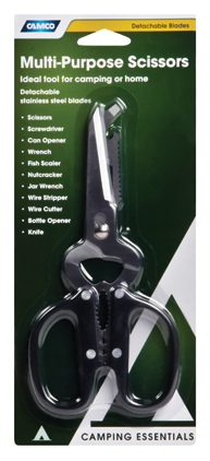 Multi Tool Scissors screwdriver can opener wrench stripper bottle opener knife-19928