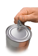 Pair of Manual Can Opener Folding Army Camping Survival Style Nickelplated-6689