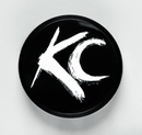 COVER - 6 IN RND BLK PLASTIC W/WHT KC (EA)-0