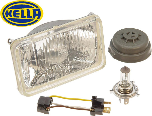 Hella H4 6.5x4" LOW BEAM Composite Head Lamp Light-0