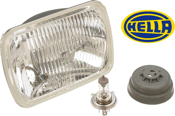Hella H4 200mm Rectangular Composite Head Lamp Light-0