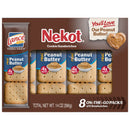 80 Packs Nekot Lance Cookie Sandwich Peanut Butter Crackers NABS