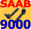 2 Outer Tie Rod End Kit Saab 9000 87-98 Steering Joint-5577