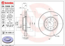 New Brembo Front Brake Rotor for Volvo 850 V70 S90 V90