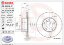 New Pair Brembo Front Brake Rotors for BMW 525i 528i